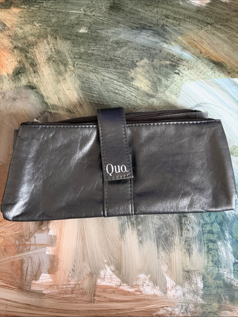 🔖 Quo Double Sided Zip Makeup Brush Bag